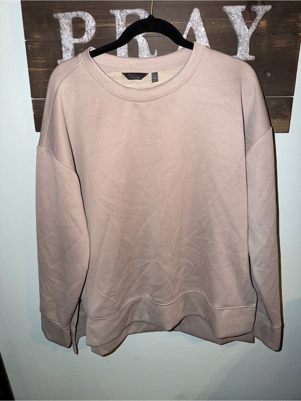 Danskin Blush Pink Crewneck Sweatshirt